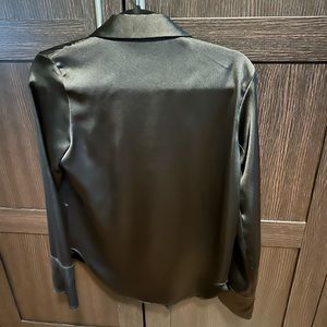 Black Silky Classic Zara button down